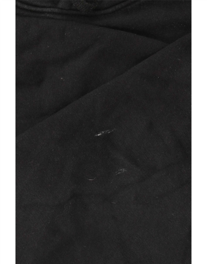 Nike masculino gráfico moletom com capuz médio algodão preto