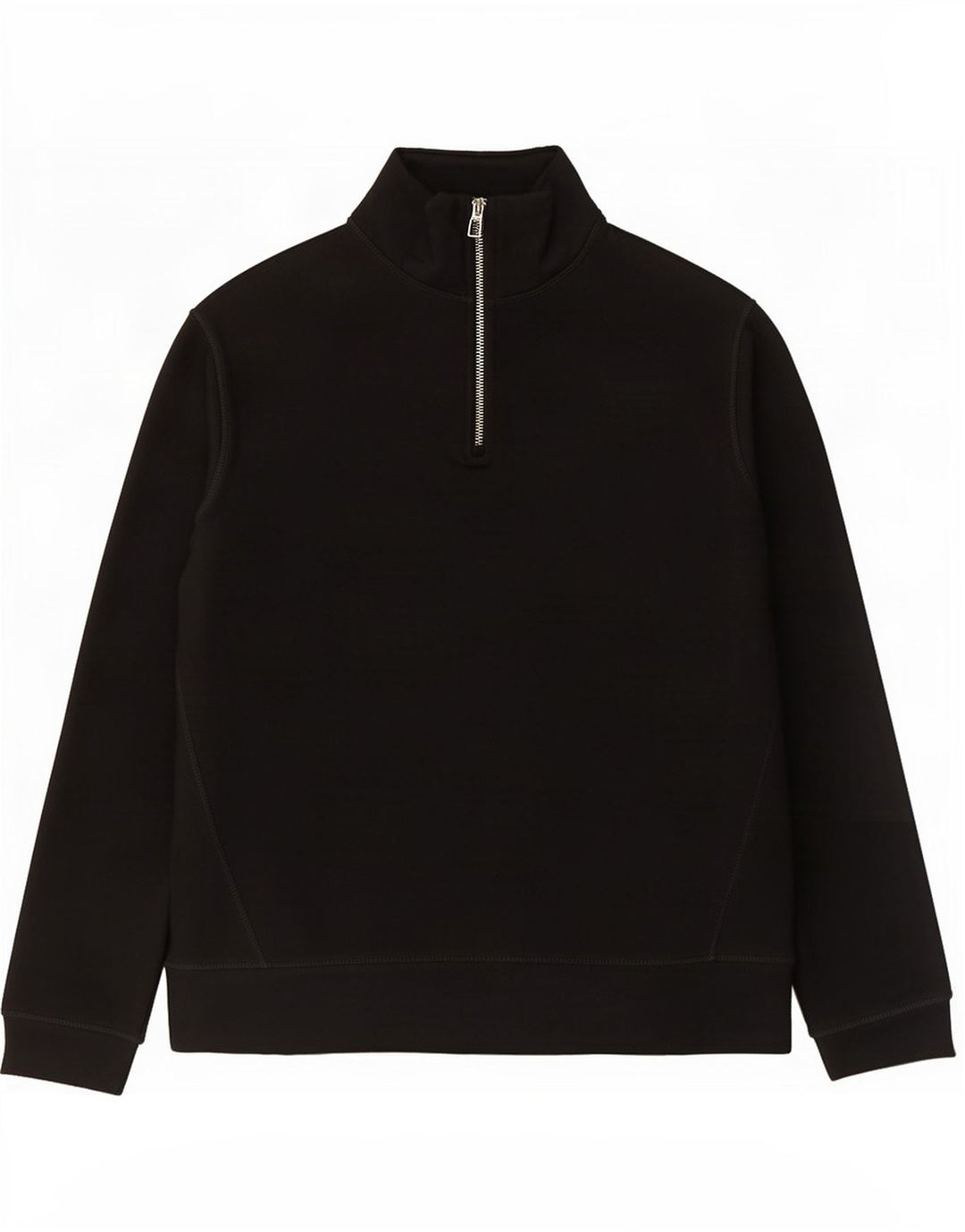 Moletom Zara Masculino com Zíper e Pescoço Jumper Médio Preto