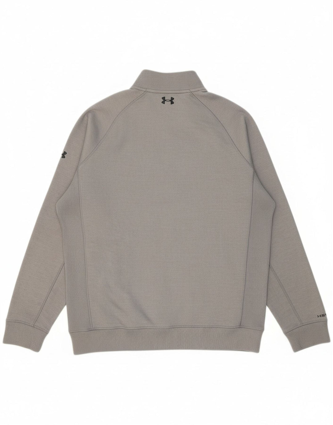 UNDER ARMOUR Suéter masculino Cold Gear com zíper e gola grande cinza