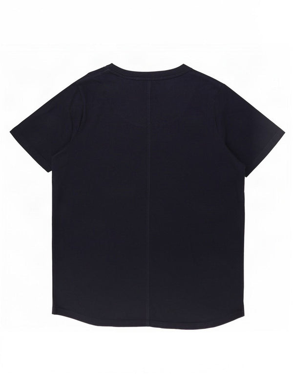 Camiseta feminina Joules UK 18 XL azul marinho algodão