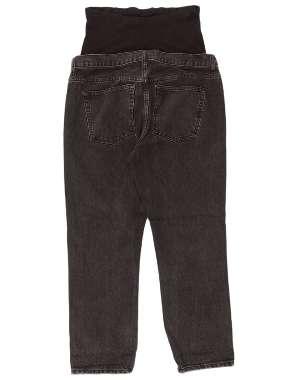 Jeans retos femininos para maternidade Topshop W28 L26 viscose preta