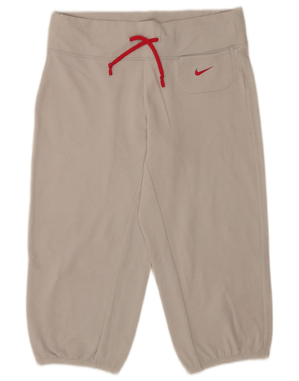 Bermuda esportiva Nike feminina UK 10 pequena cinza esportiva
