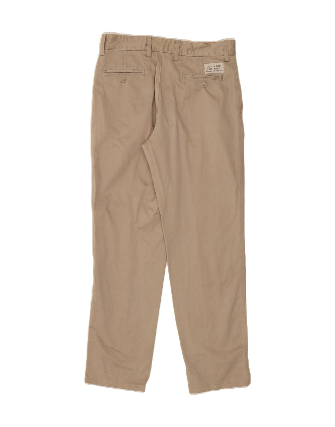 AVIREX Mens Straight Chino Trousers W29 L28 Beige Cotton Vintage Avirex and Second-Hand Avirex from Messina Hembry 