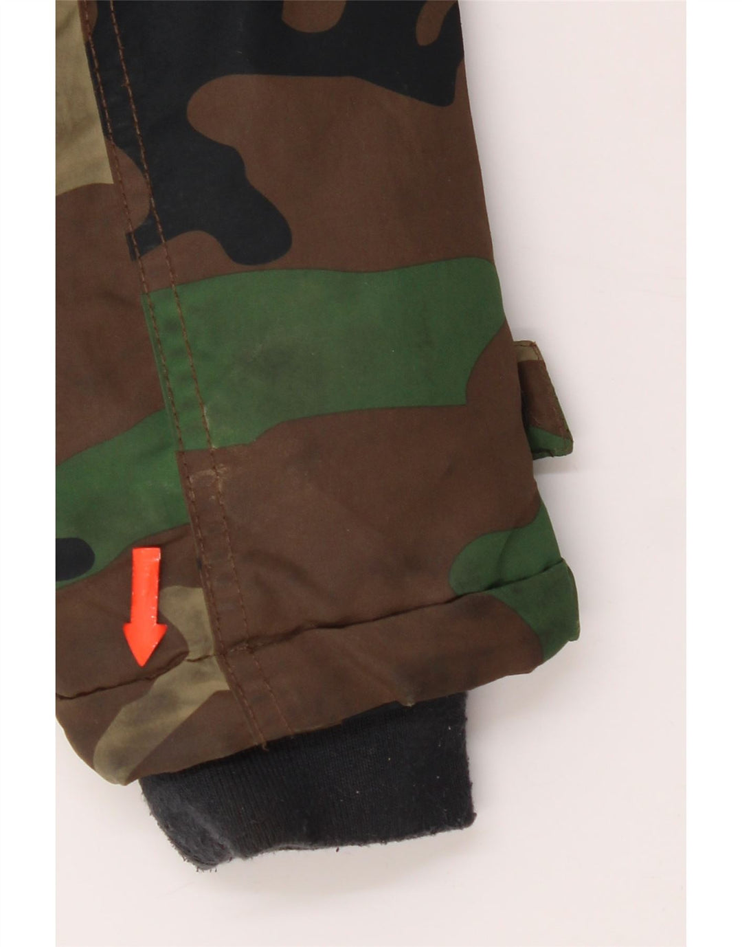 Jaqueta Parka com capuz Zara Boys 13-14 anos camuflagem multicolorida