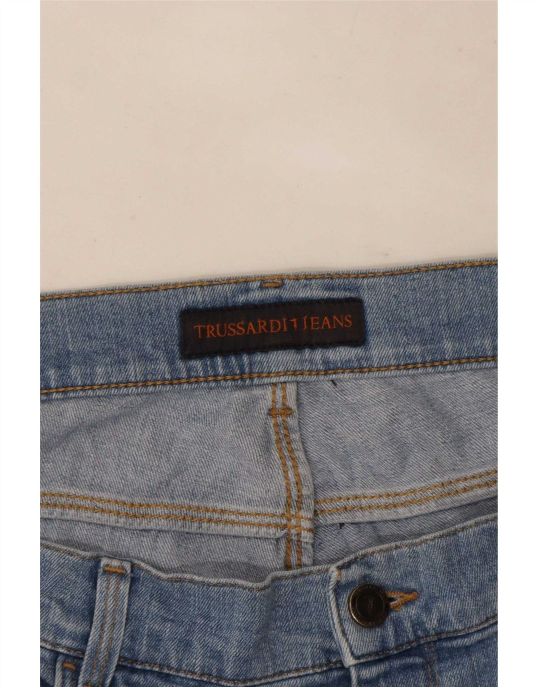 Jeans retos masculinos Trussardi W40 L36 azul