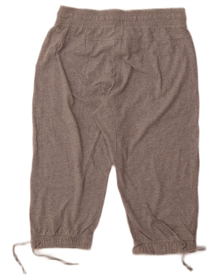 Bermuda esportiva feminina Champion Heritage Classics UK 14 grande cinza