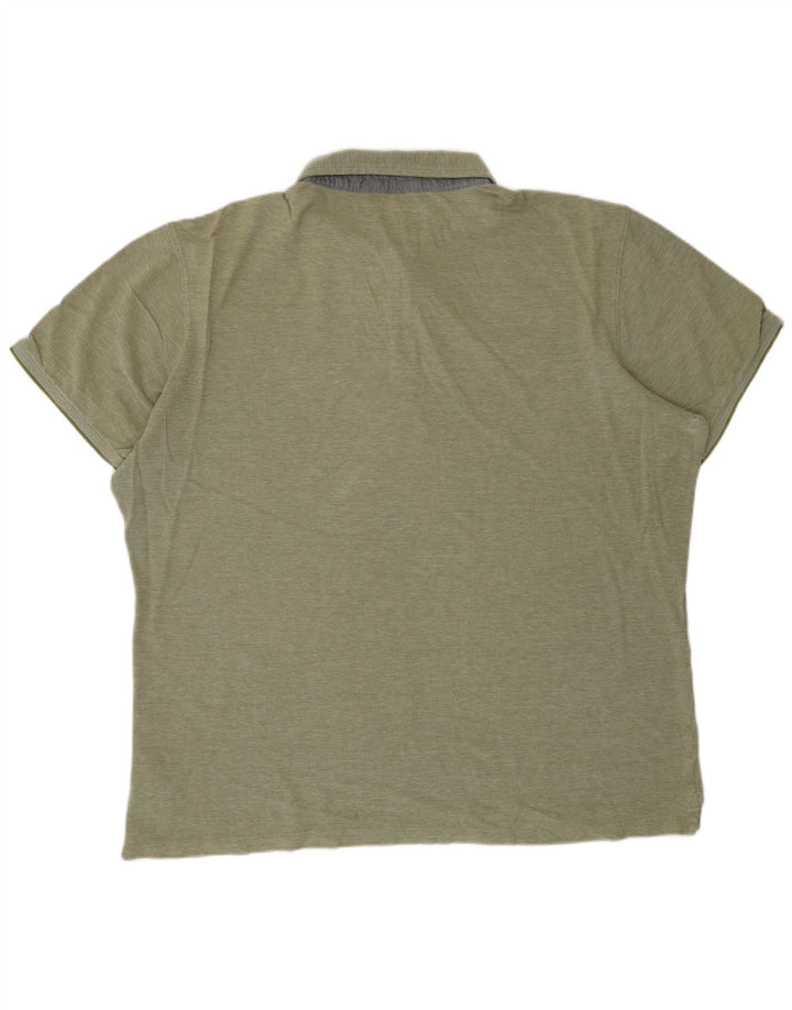 Camisa polo masculina Slim Fit TIMBERLAND 3XL algodão verde