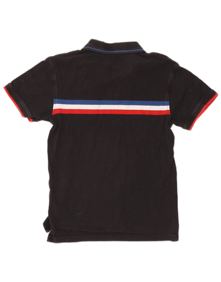 Camisa polo masculina Levi's pequena listrada preta