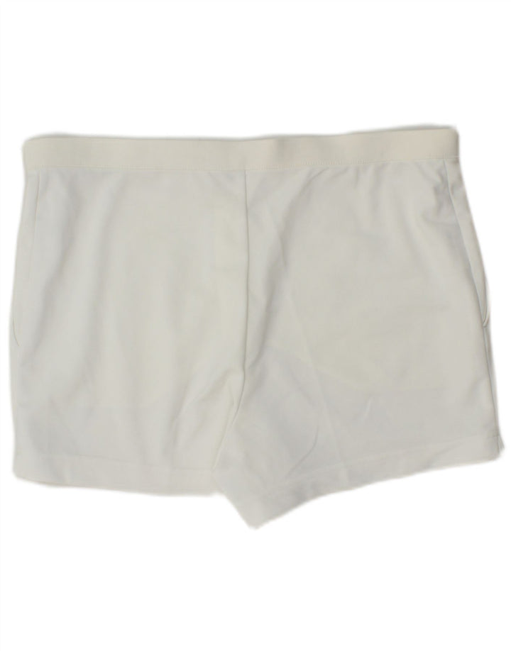 FILA Mens Chino Shorts IT 50 Grande W34 Poliéster Branco