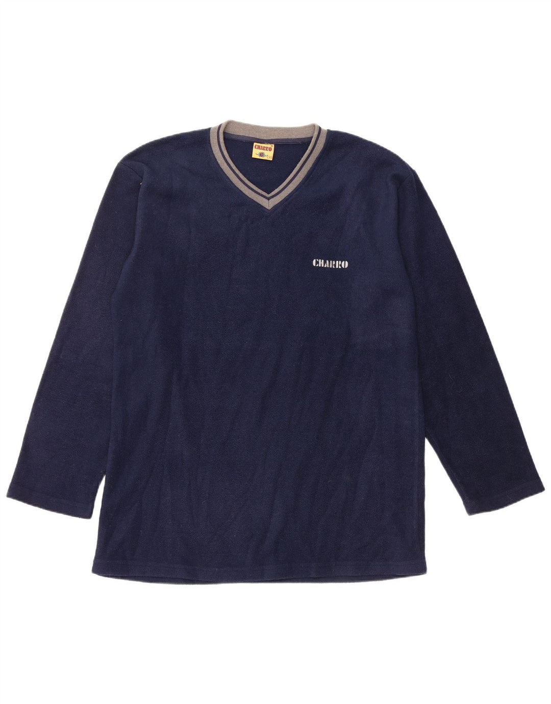 CHARRO Mens Fleece Jumper Médio Azul Marinho Poliéster