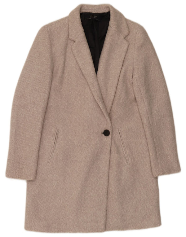 Sobretudo feminino Zara UK 10 pequeno bege