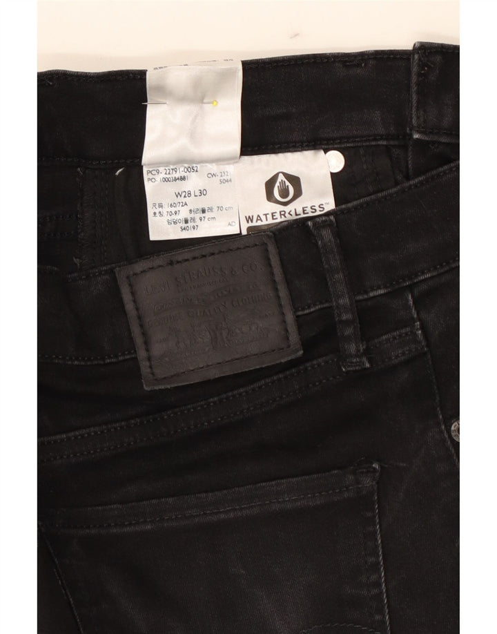 LEVI'S Womens Skinny Jeans W28 L30 Black Cotton Vintage Levi's and Second-Hand Levi's from Messina Hembry 