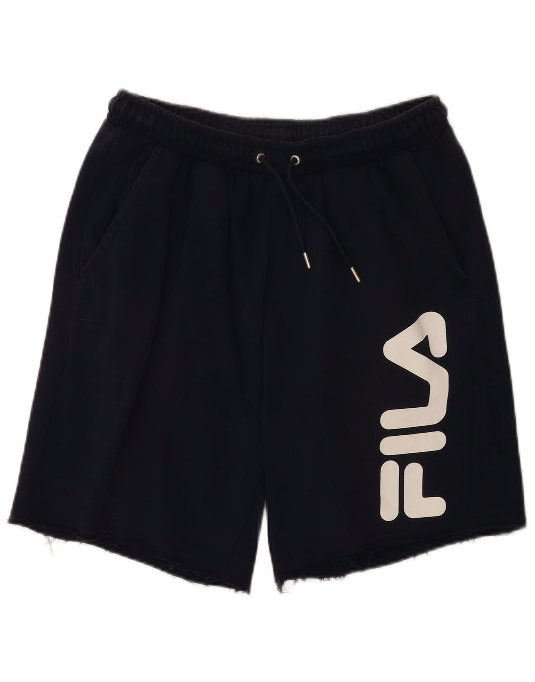 Fila Mens Graphic Sport Shorts Médio Azul Marinho Algodão