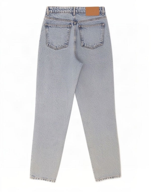 Calça jeans feminina cintura alta Zara EU 36 XS W26 L27 azul algodão
