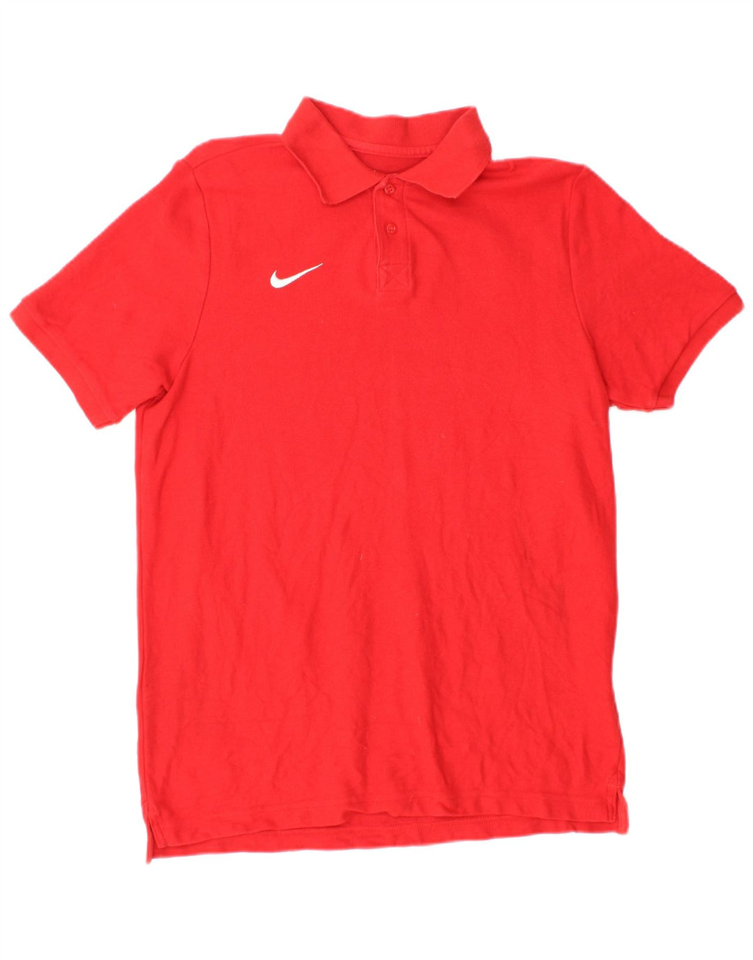 Camisa polo masculina NIKE 13-14 anos XL vermelho algodão