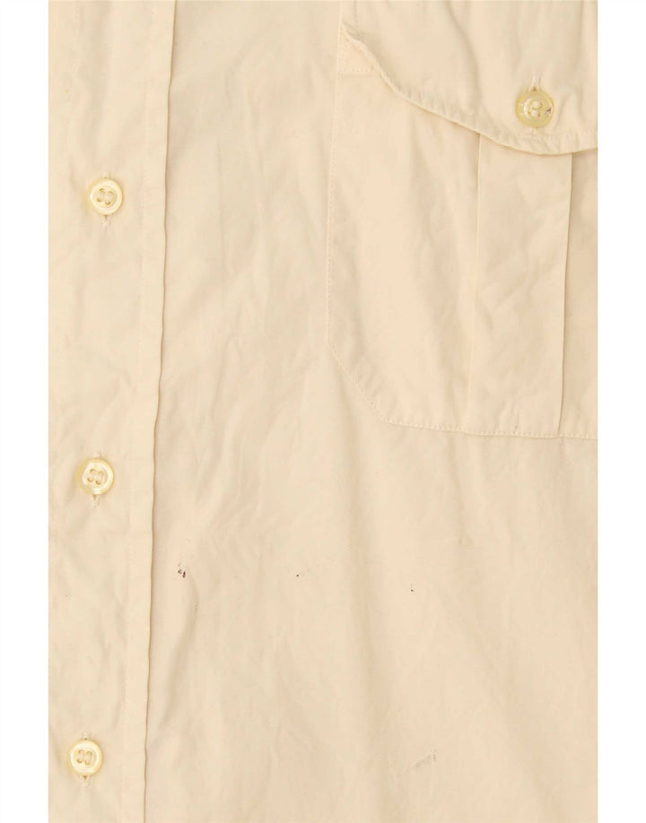 Camisa gráfica masculina Napapijri XL off white