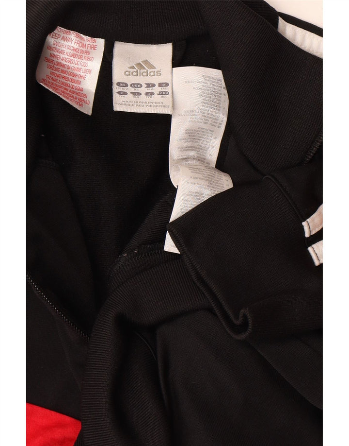 Jaqueta Adidas Meninos Treino Top 15-16 Anos Preto Colorblock Poliéster