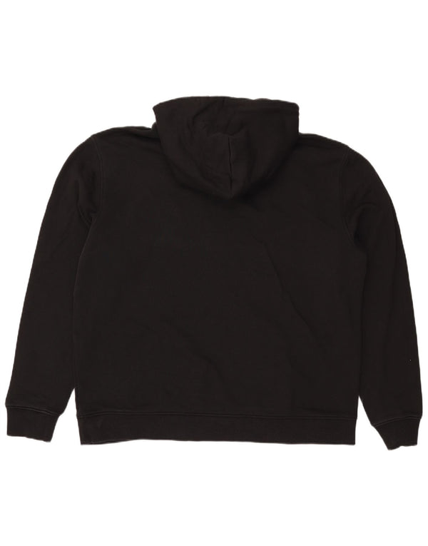 TOMMY HILFIGER Masculino moletom com capuz XL algodão preto