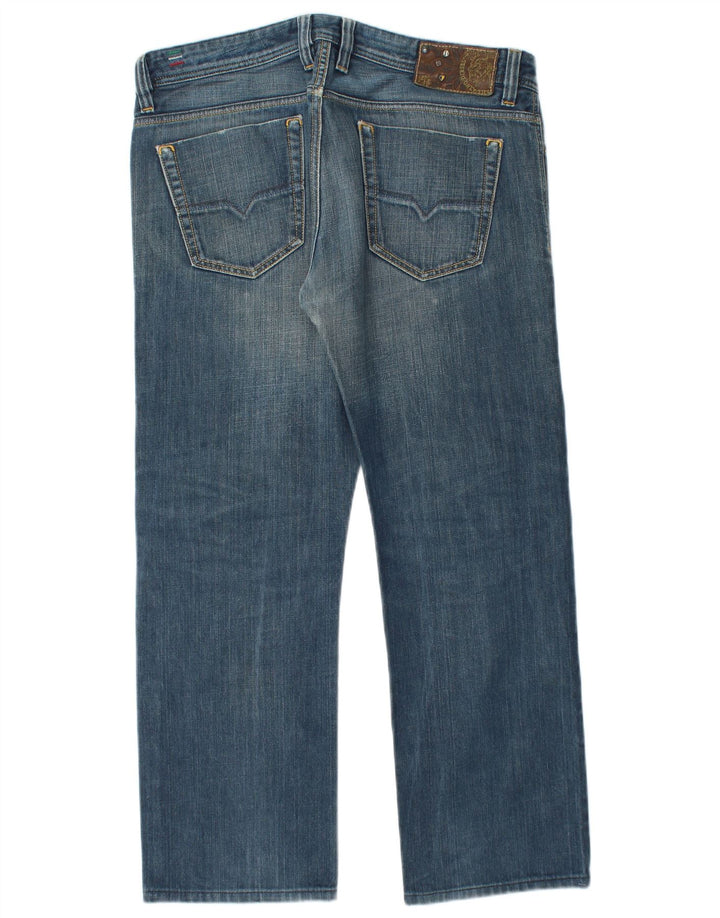 Jeans retos masculinos Diesel W33 L28 algodão azul