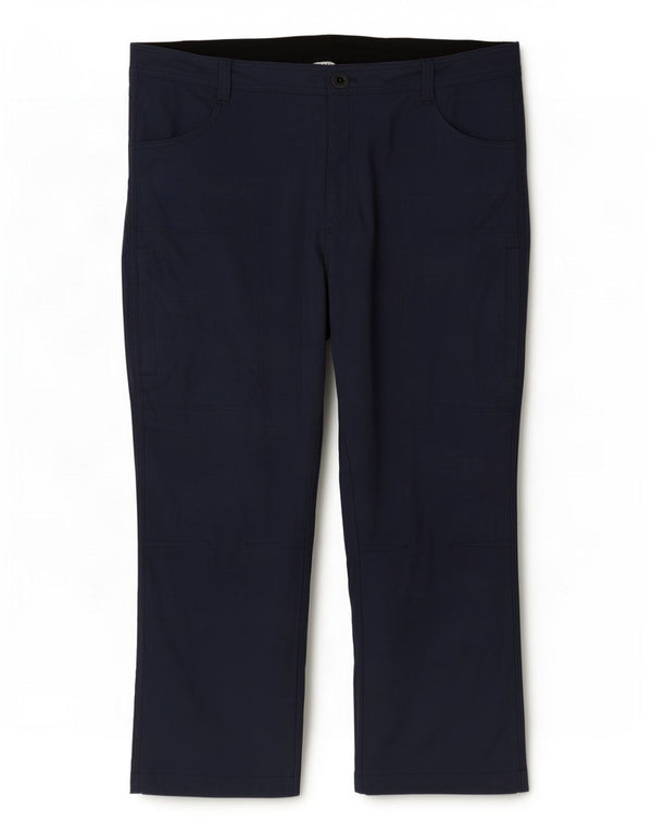 Calças retas masculinas Orvis W40 L26 azul marinho nylon