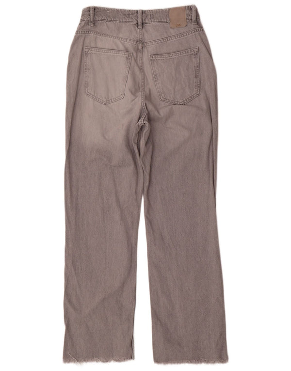Calça jeans reta feminina Zara EU 38 pequena W28 L29 cinza
