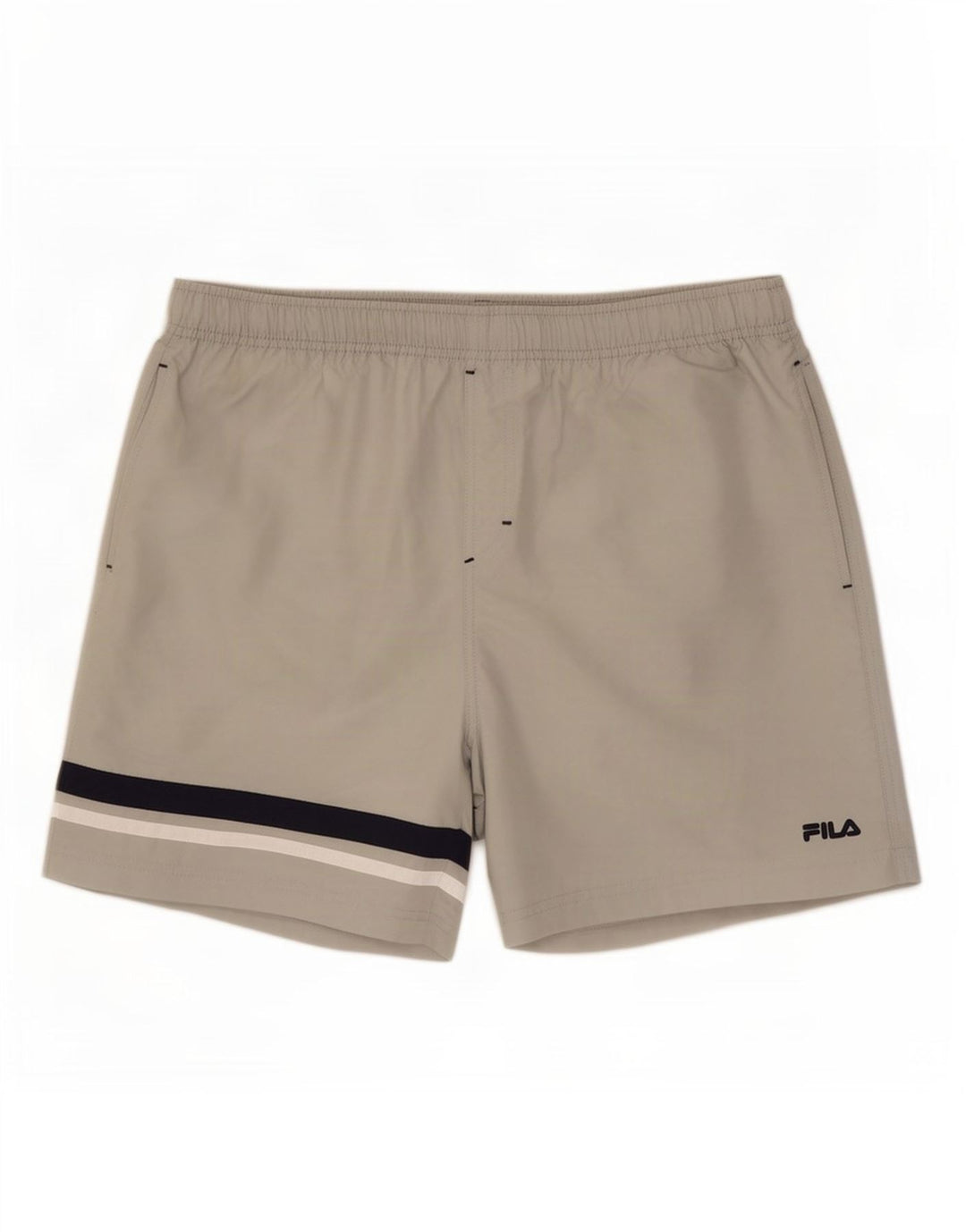 Shorts de natação masculino Fila XL cinza Colourblock poliéster
