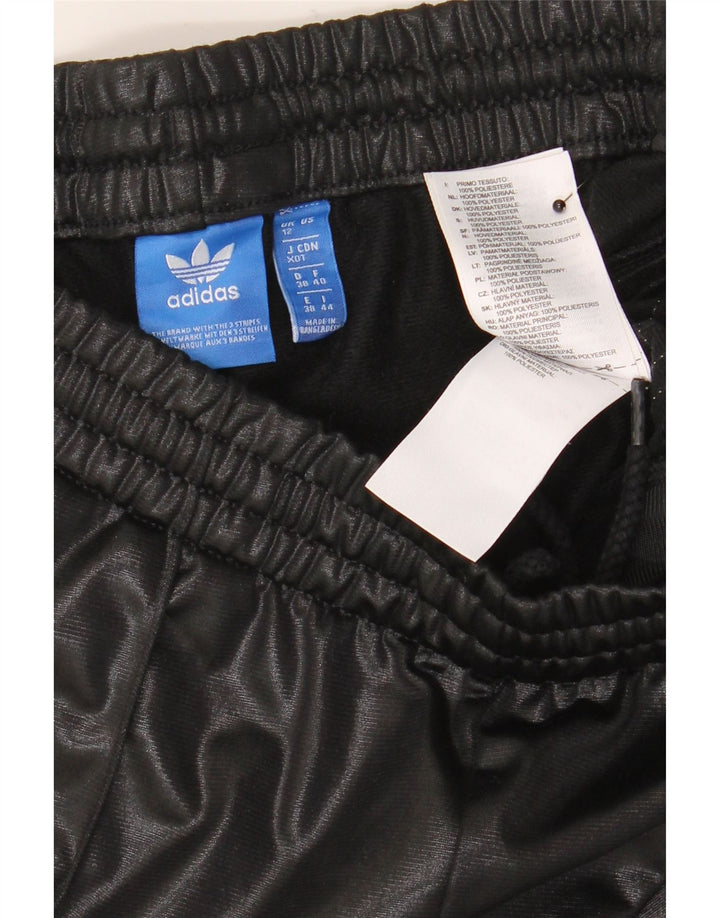 Calça de treino feminina Adidas UK 12 poliéster preto médio