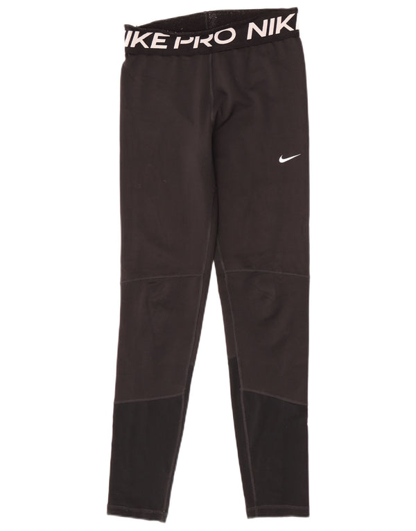 Leggings Nike Dri Fit Graphic para meninas 13-14 anos XL preto poliéster