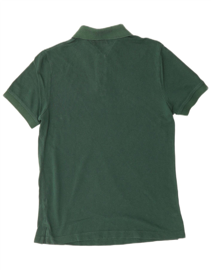 Camisa polo masculina Tommy Hilfiger algodão verde médio