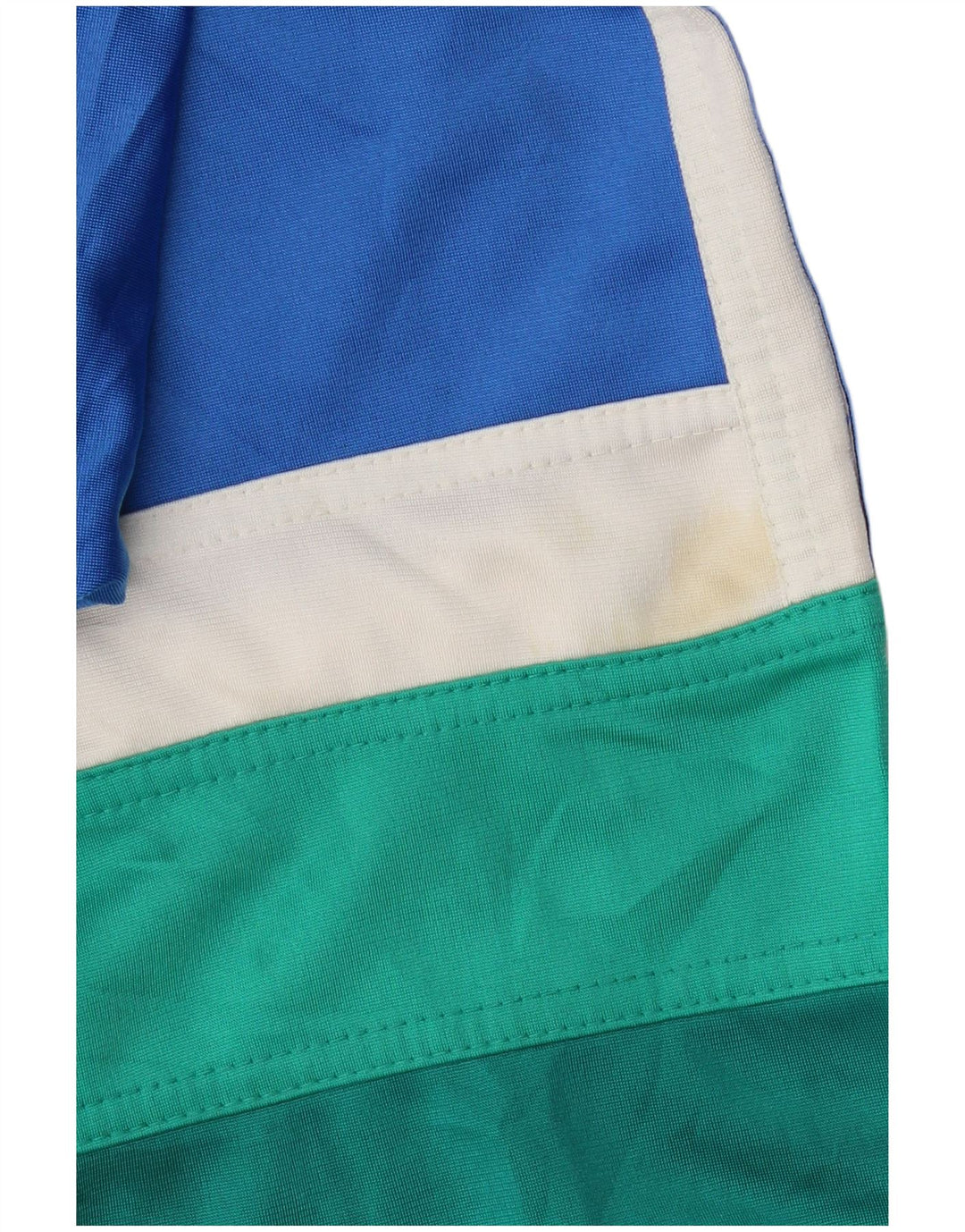 LOTTO Jaqueta masculina de agasalho gráfico XL verde colorblock poliéster