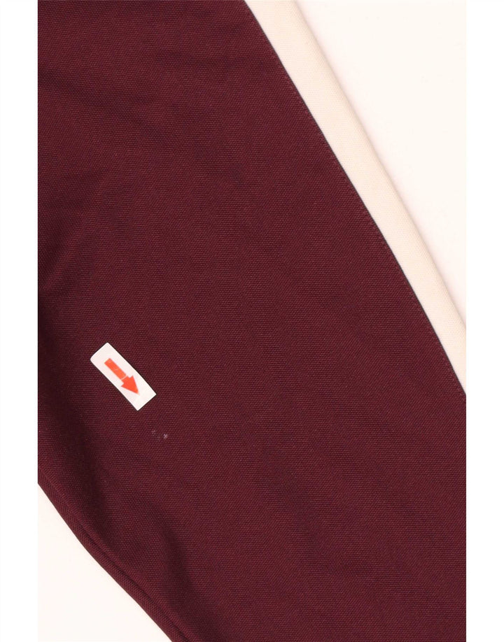 Jaqueta de treino masculina Fred Perry 9-10 anos médio marrom colorblock