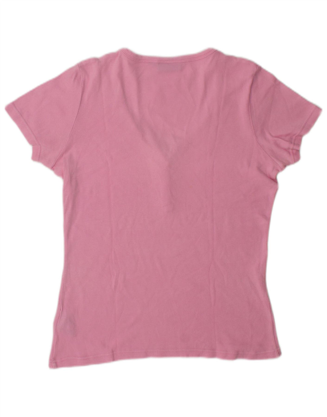 Camiseta feminina Fila UK 14 algodão rosa médio