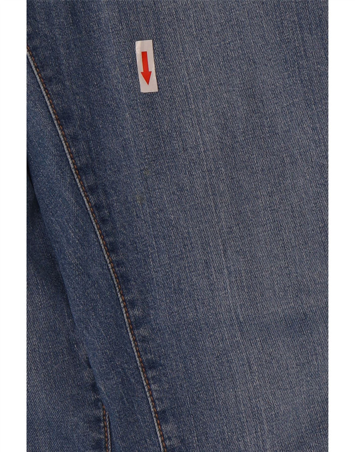 Jeans Wrangler feminino reto W30 L32 algodão azul