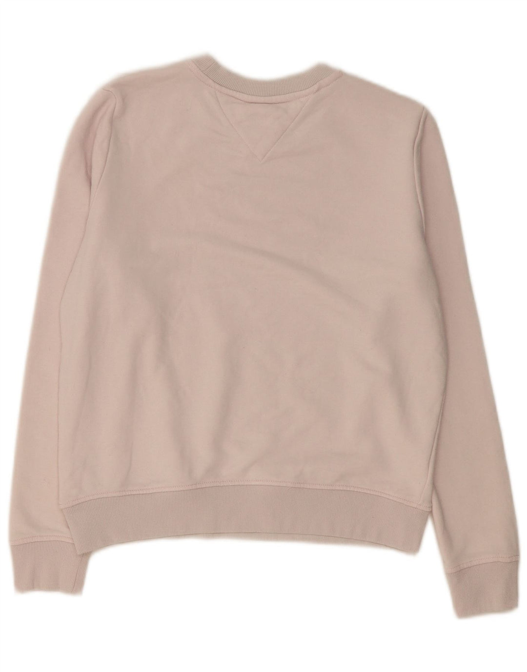 Tommy Hilfiger moletom feminino gráfico oversized jumper Reino Unido 10 pequeno rosa