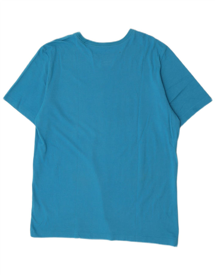 Camiseta Nike Masculina Dri Fit Top Grande Algodão Azul