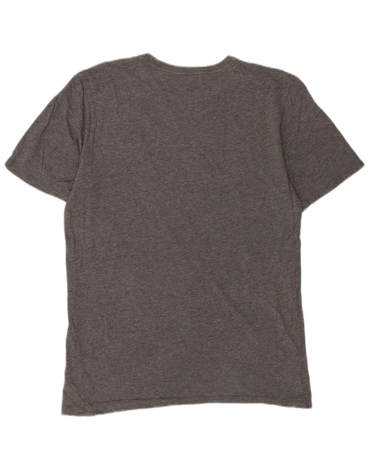 Camiseta masculina Nike Top cinza médio algodão