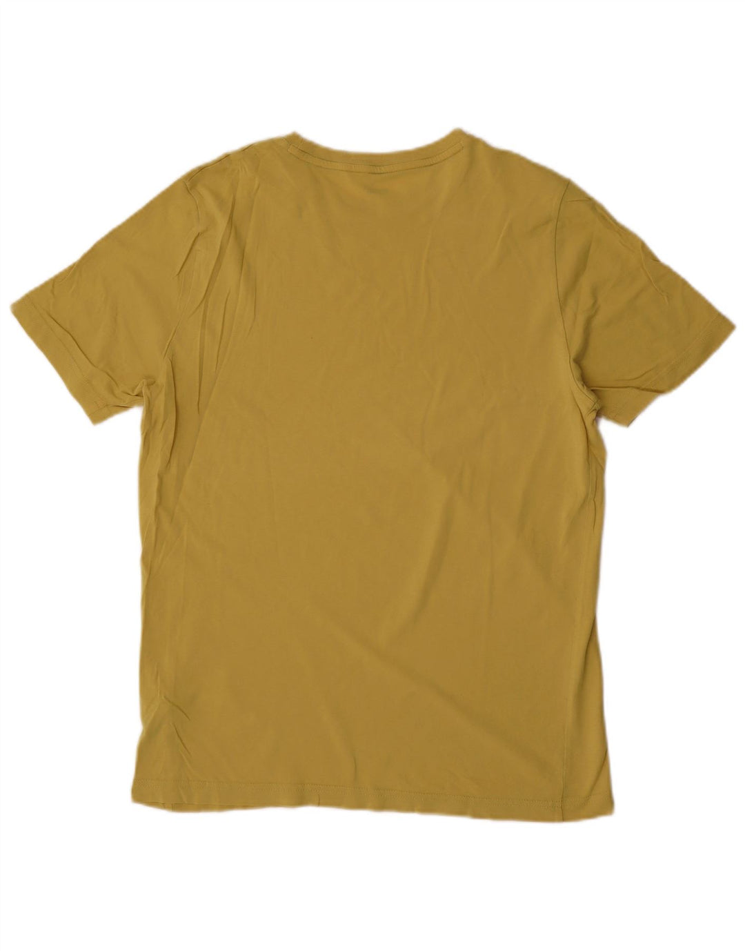 Puma Camiseta Masculina Top Médio Algodão Amarelo