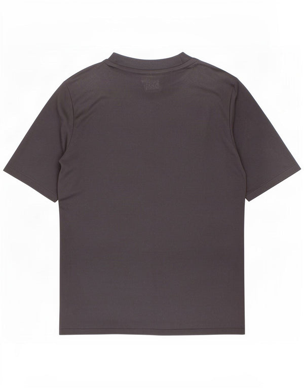 Camiseta Adidas Boys Climalite Top 7-8 Anos Poliéster Geométrico Preto