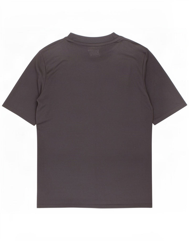 Camiseta Adidas Boys Climalite Top 7-8 Anos Poliéster Geométrico Preto