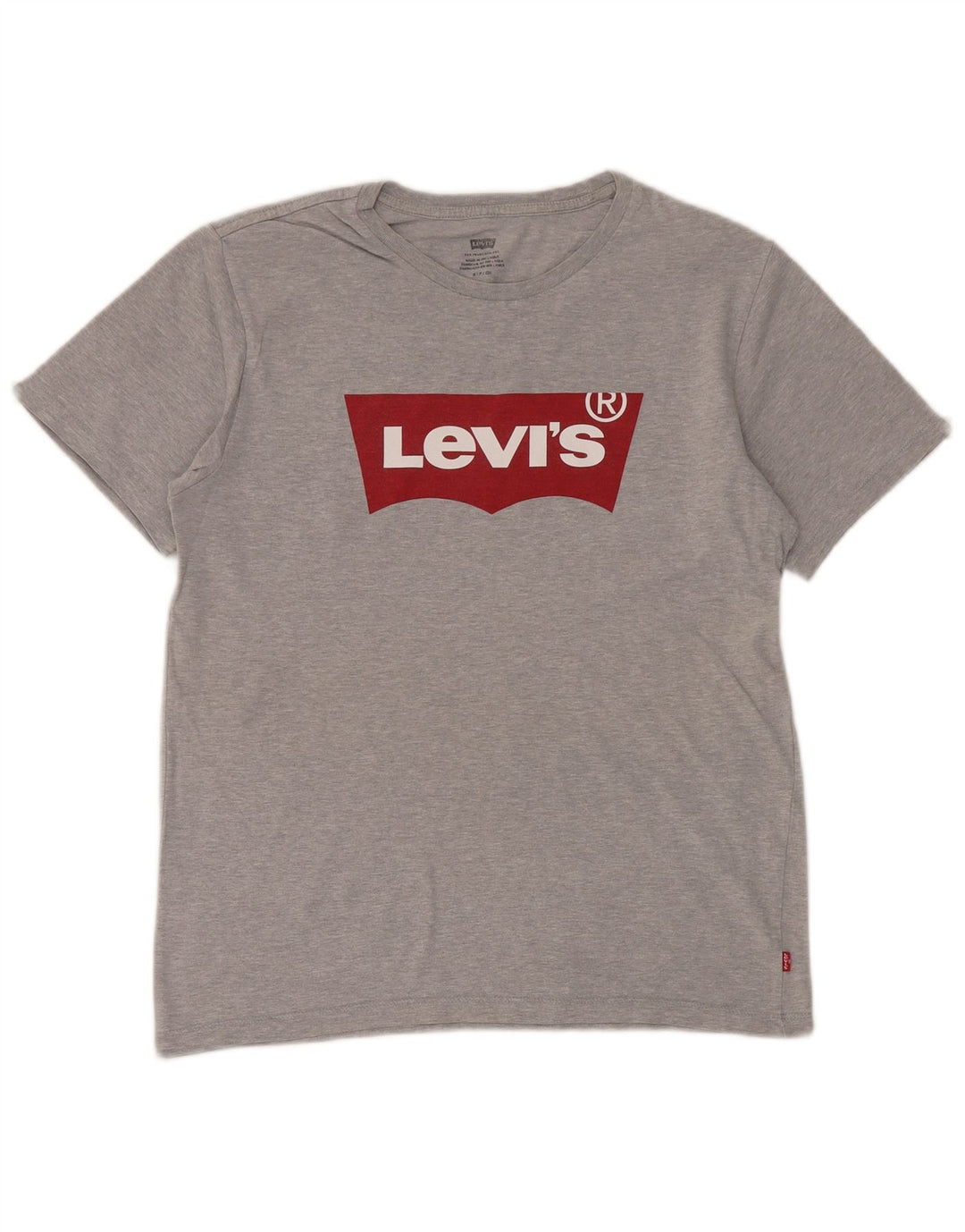 Camiseta gráfica masculina Levi's pequena cinza