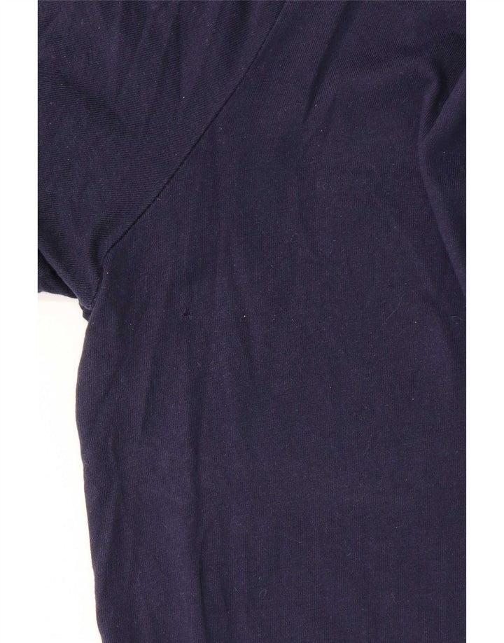 Camiseta masculina Puma Graphic Top Médio Algodão Azul Marinho