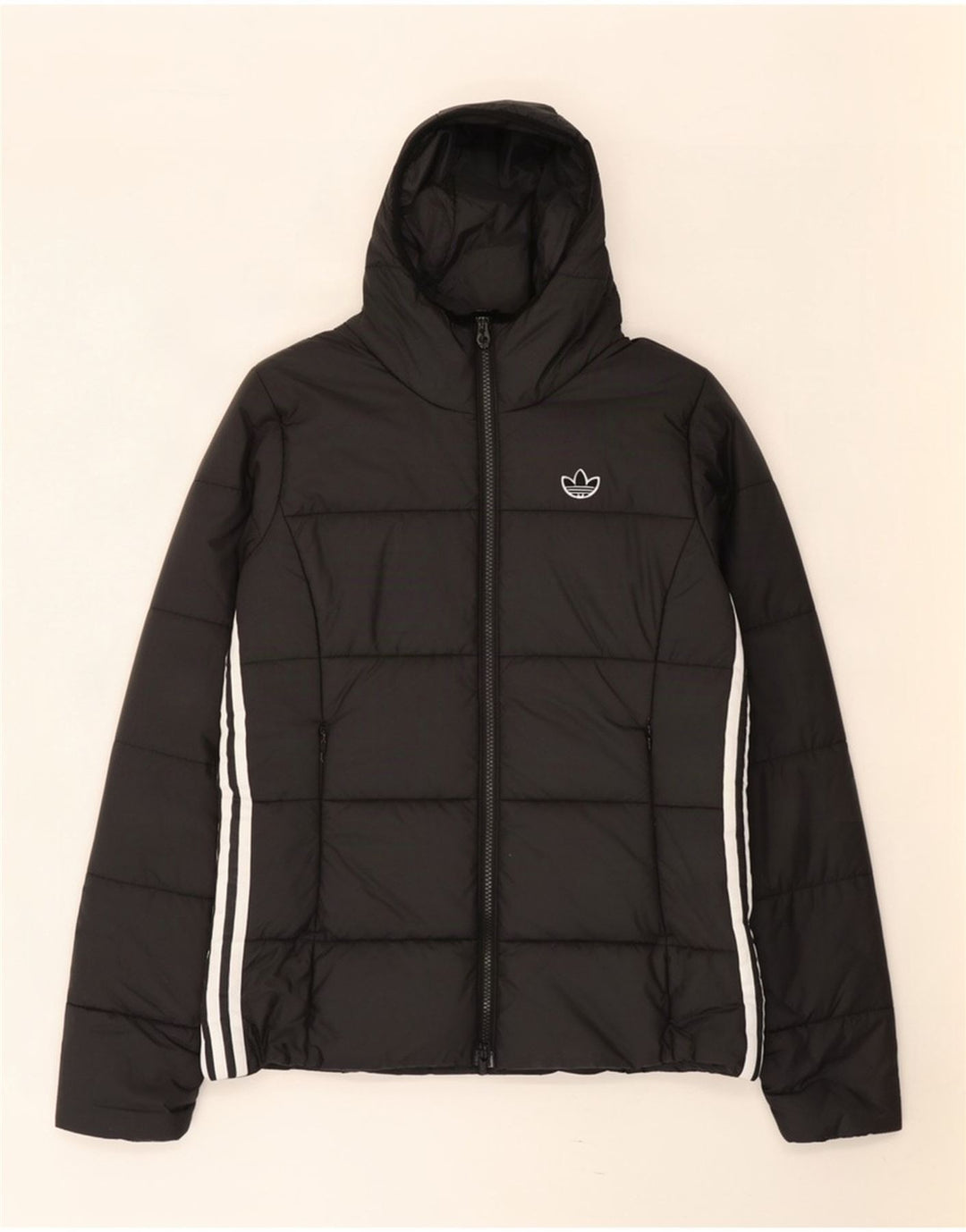 Adidas Feminino UK 10 Pequeno Poliéster Preto