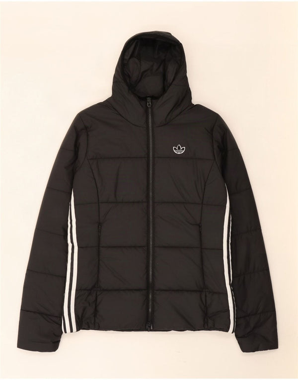 Adidas Feminino UK 10 Pequeno Poliéster Preto