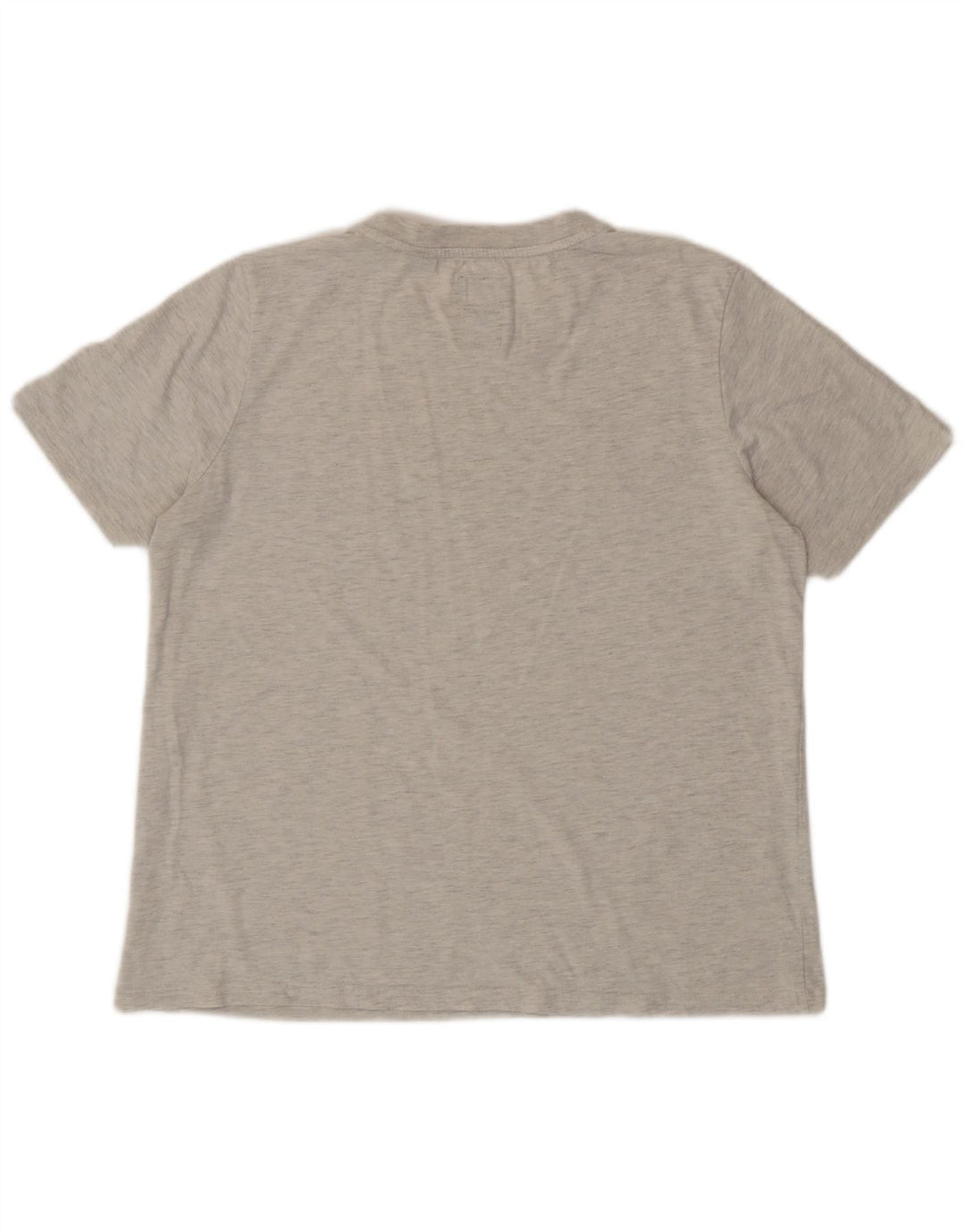 Camiseta gráfica feminina Superdry UK 14 grande cinza