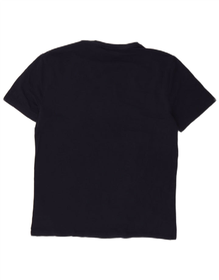 Camiseta masculina Trussardi Jeans pequena azul marinho