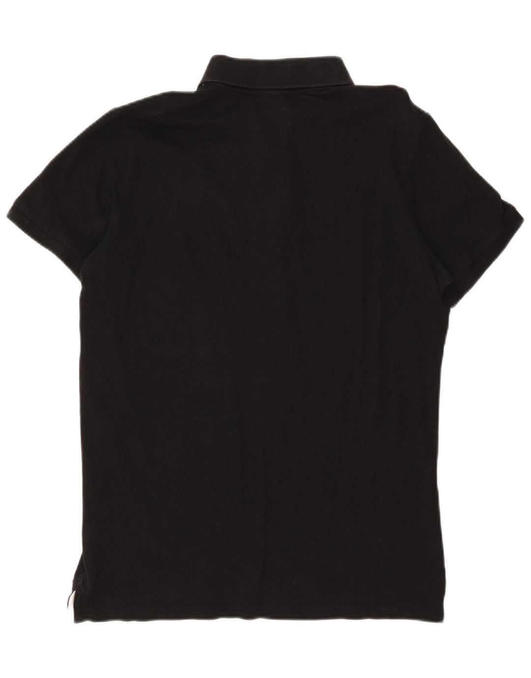 Camisa polo masculina Diadora médio algodão preto