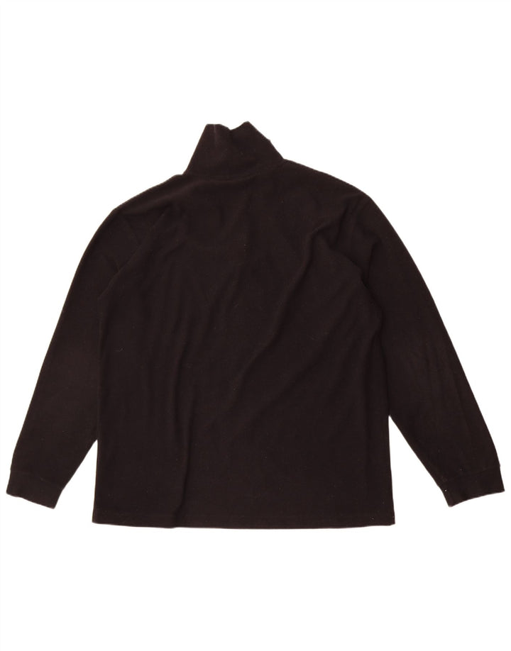 Suéter de lã masculino Invicta com zíper e gola XL poliéster preto