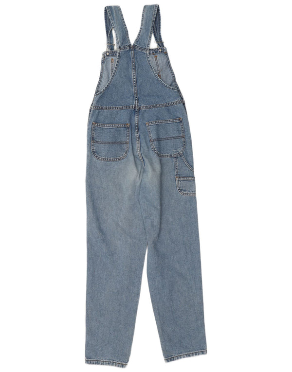 Macacão cargo feminino vintage UK 16 grande W32 L30 algodão azul