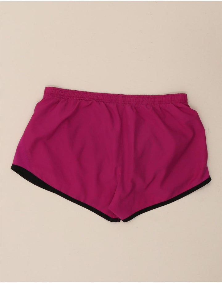 Shorts esportivos femininos Nike UK 12 poliéster roxo médio