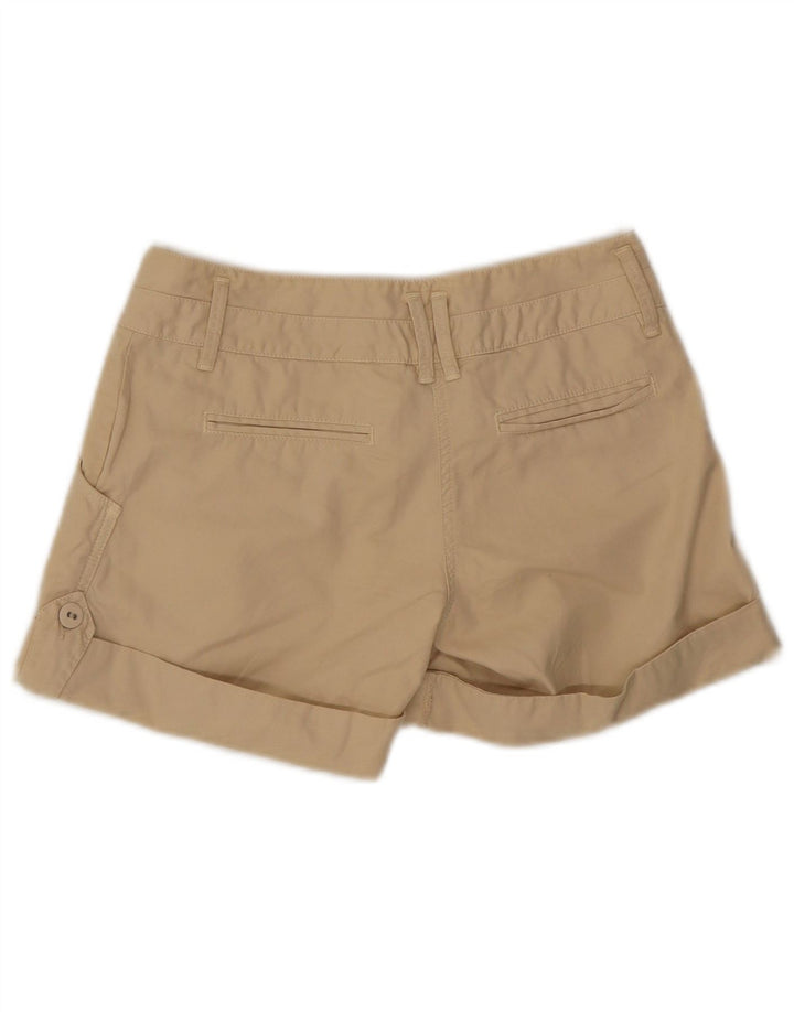 Shorts feminino casual Massimo Dutti EU 36 pequeno W27 algodão bege